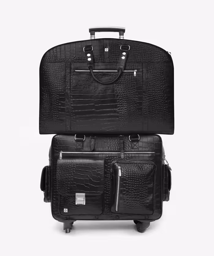 ست چمدان چرم دست دوز مدل پاریس - چرم نیاوران