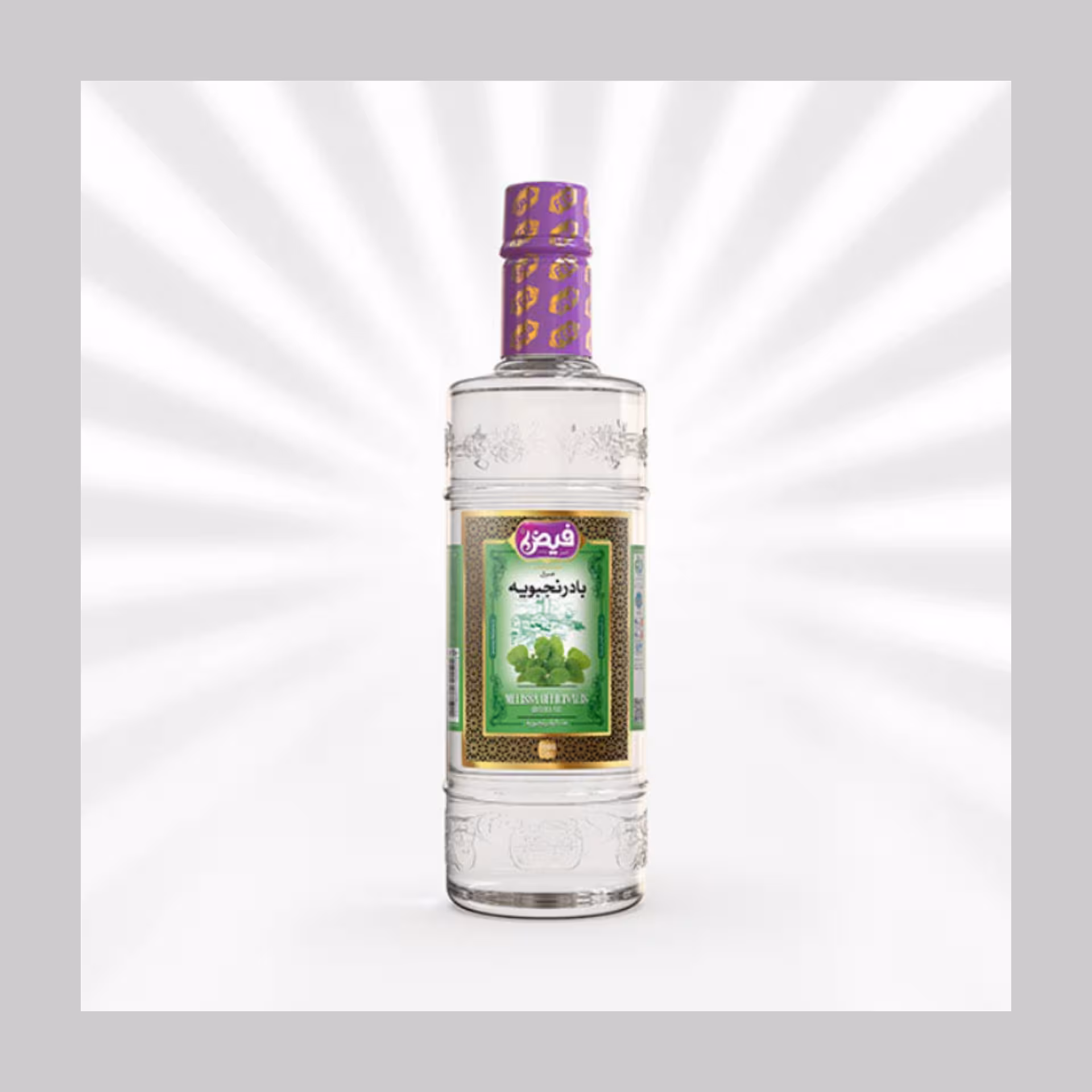 عرق بادرنجبویه سنتی(یک لیتر)