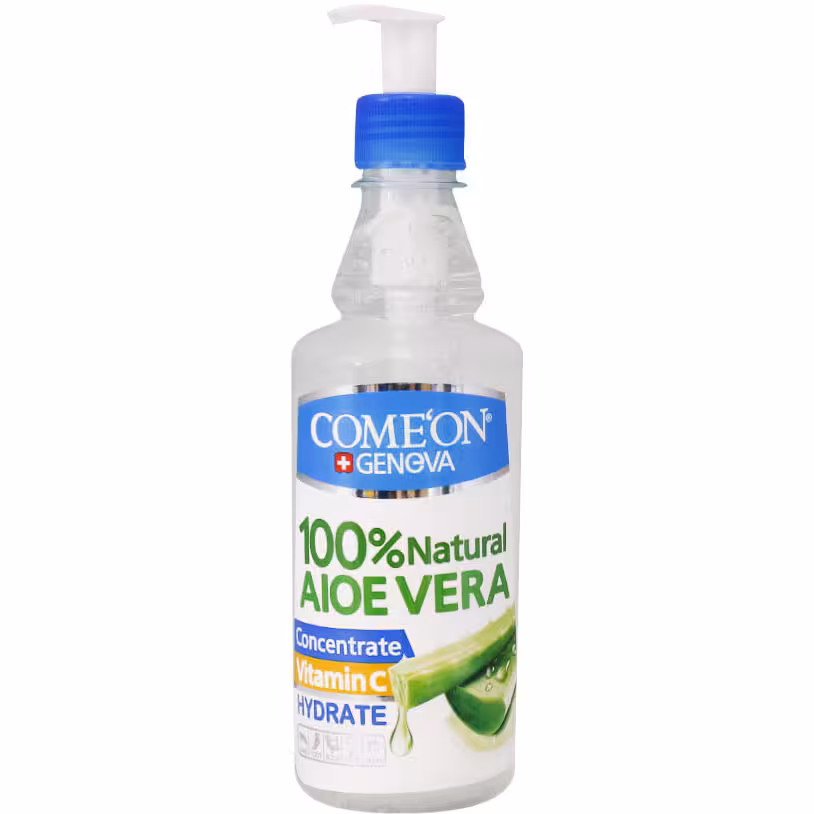 ژل آبرسان آلوئه ورا 100% طبیعی کامان