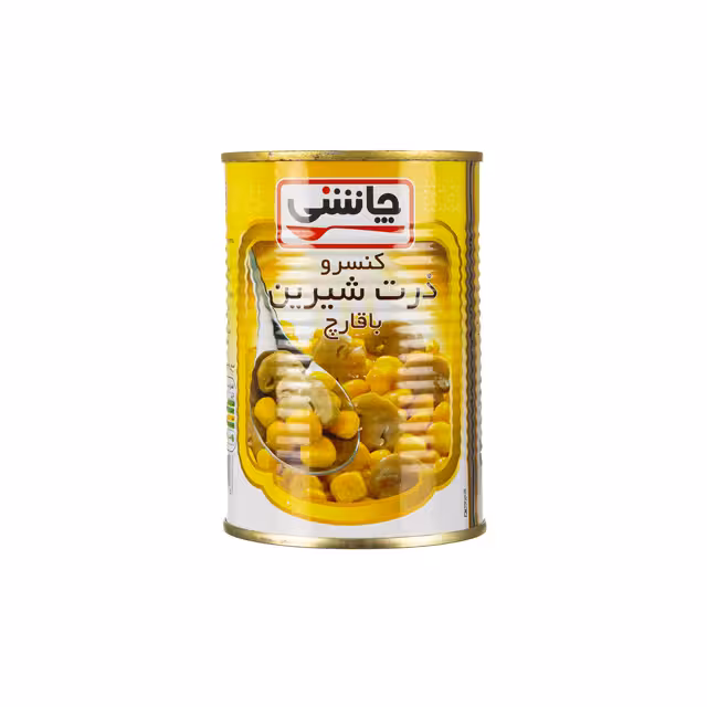 کنسرو ذرت شیرین با قارچ چاشنی 420 گرمی