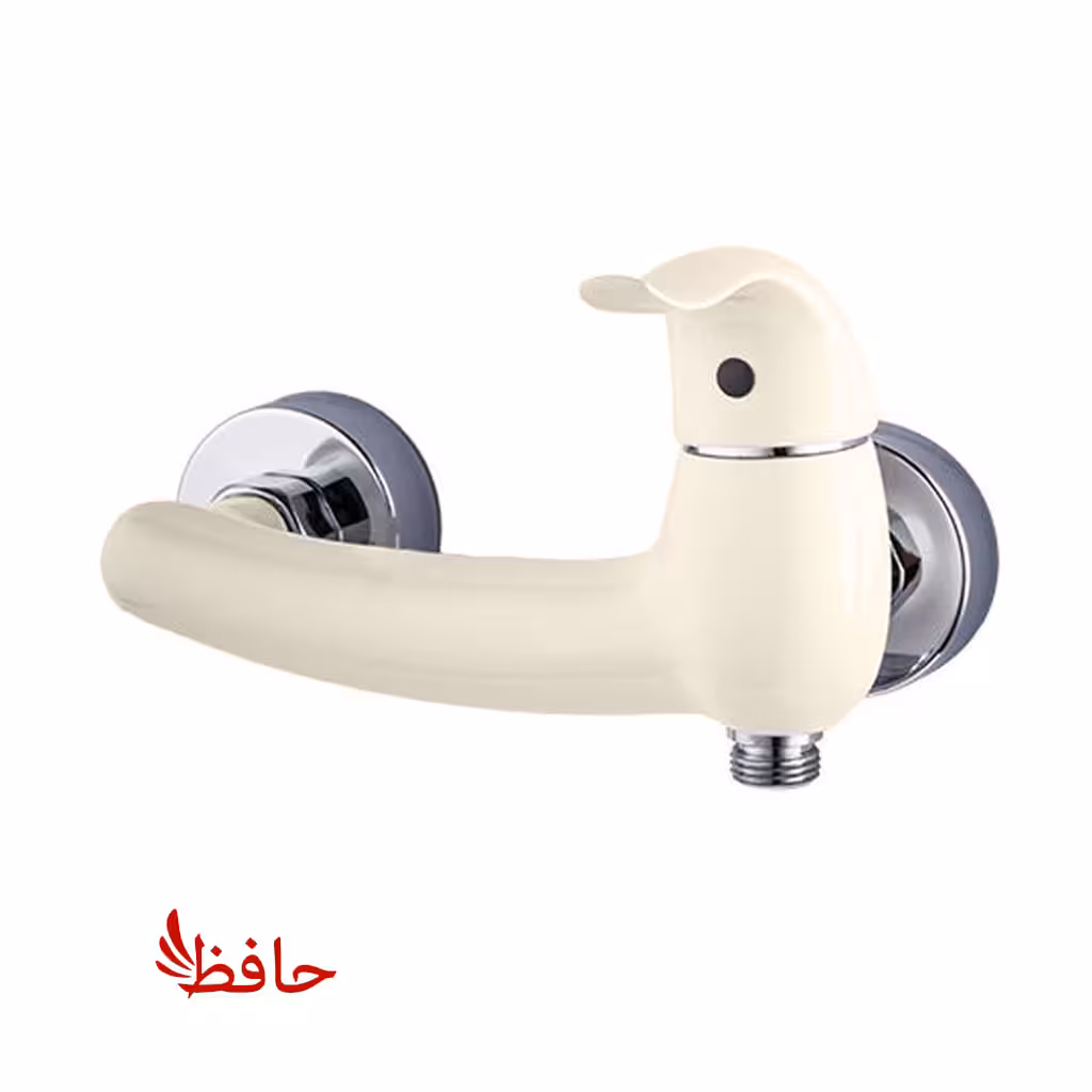 شیر توالت راسان مدل اکتاو شیری کروم