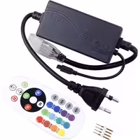 ریموت کنترل ریسه LED RGB 5050، مدل تخم مرغی، کد 61