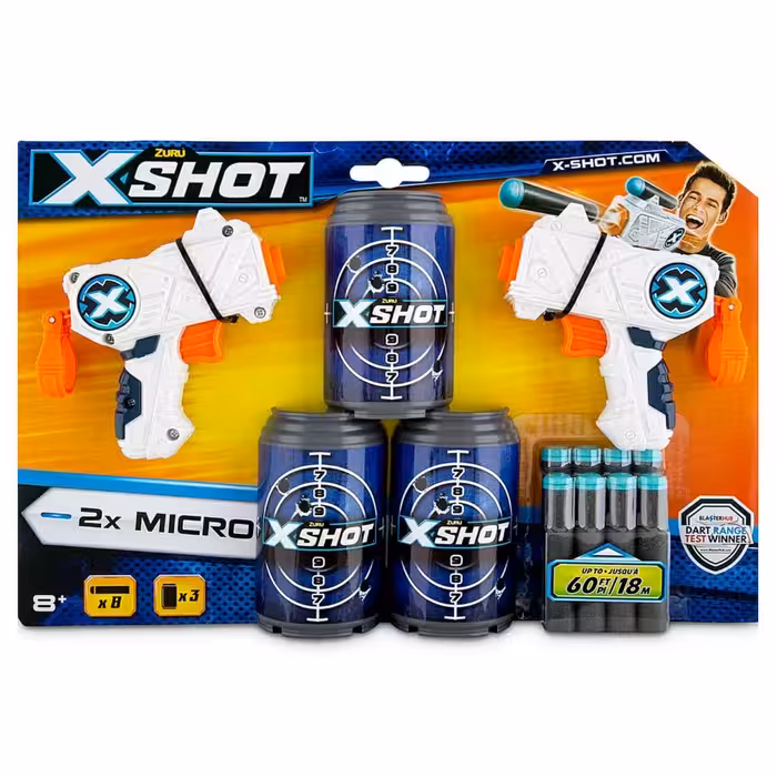 تفنگ دوقلو ایکس شات Xshot 2X Micro Zuru 3621