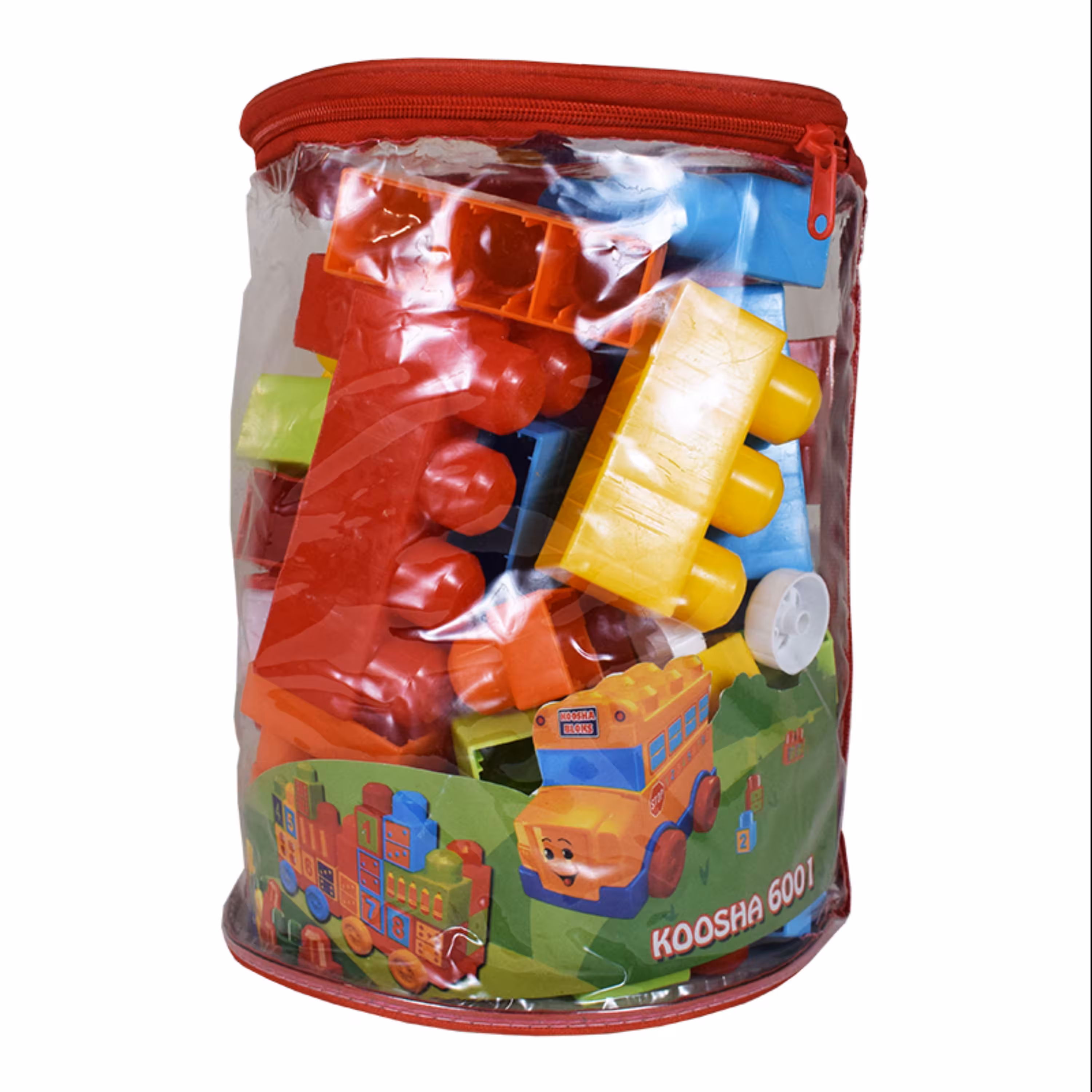 لگو - ساختنی - بریکس خانه سازی کیفی 6001 مهره درشت مناسب 1 سال به بالا 