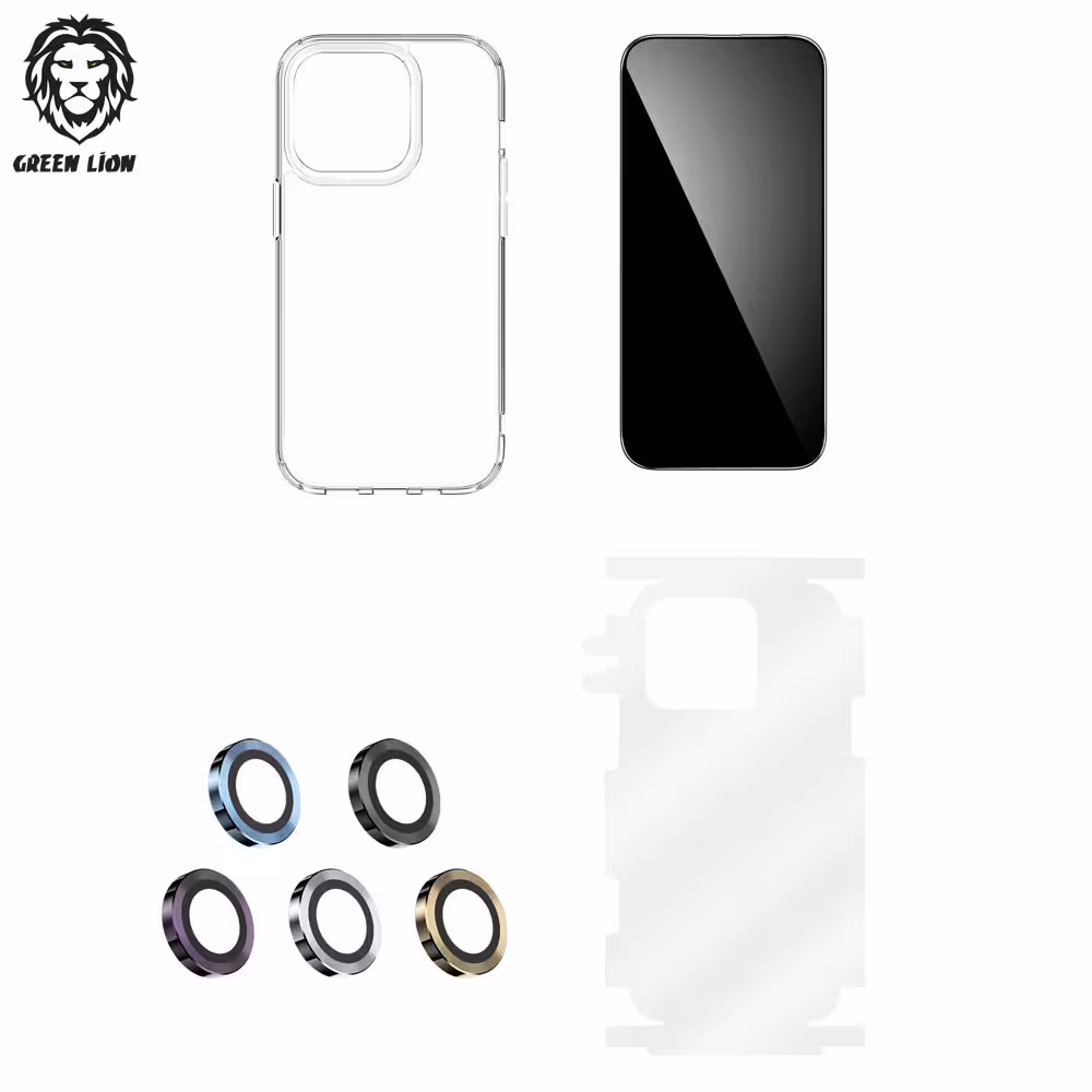 پک محافظتی 4 در 1 گرین لاین Protection Pack 360 مدل GN4IN1PG13P آیفون iPhone 13 Pro