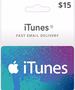 گیفت کارت آیتونز 15 دلاری آمریکا