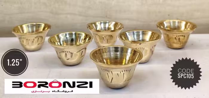 شات یا جا ادویه برنزی قلم دست