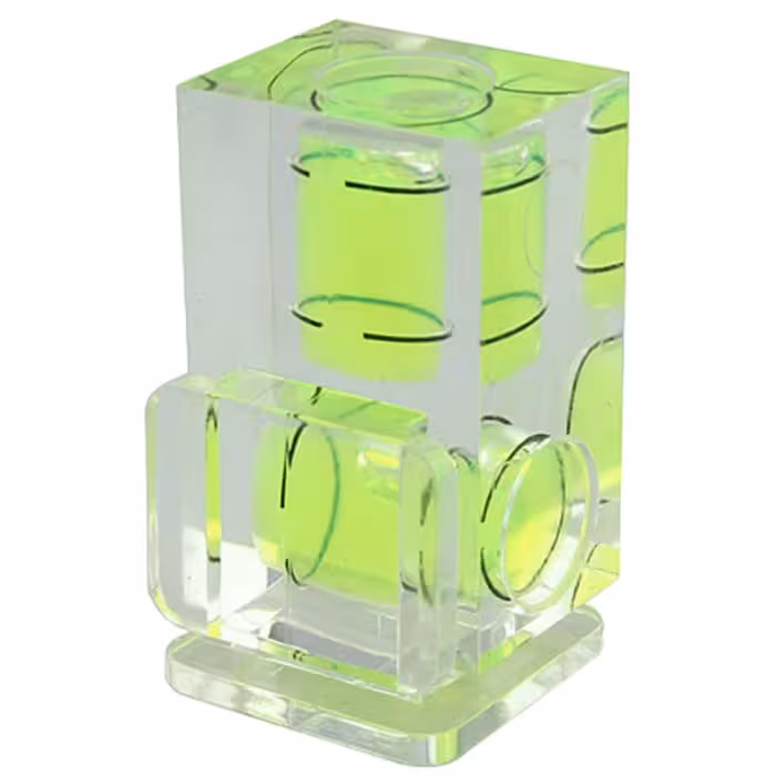 تراز حبابی کفشک فلاش دوربین جی جی سی مدل SPY-2