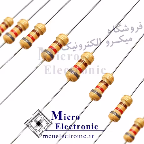 مقاومت 820 اهم 1/4 وات بسته ی 50 عددی