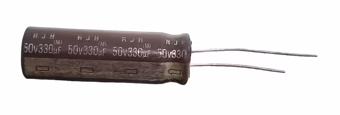 خازن الکترولیت 330 میکرو فاراد 50 ولت elna