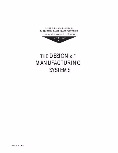 خرید و دانلود نسخه کامل کتاب THE DESIGN OF MANUFACTURING SYSTEMS
