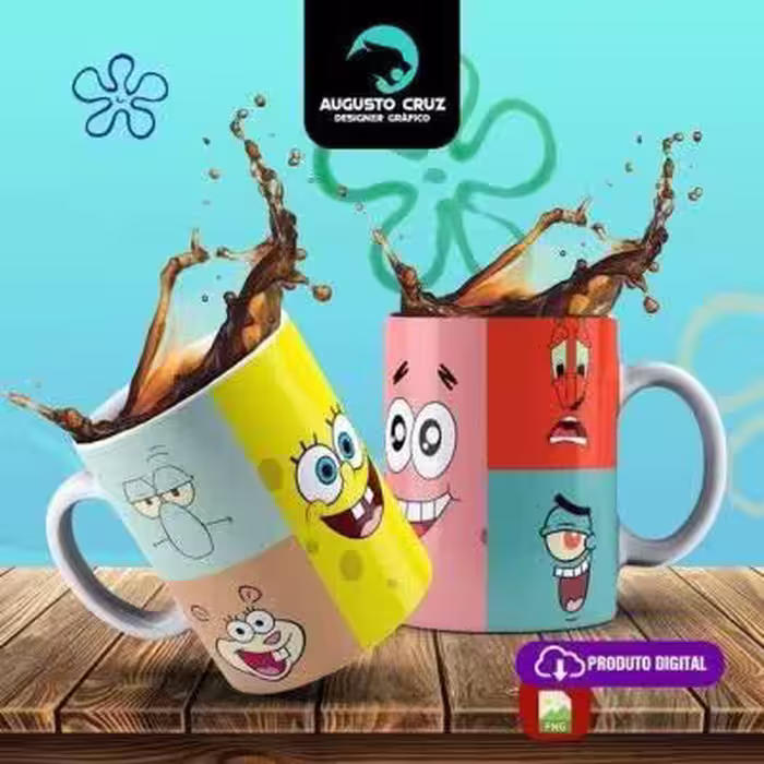 ماگ طرح باب اسفنجی