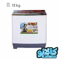 لباسشویی سه قلو ریتون درب شیشه ای دیگ استیل 12 کیلویی مدل 1603TGS