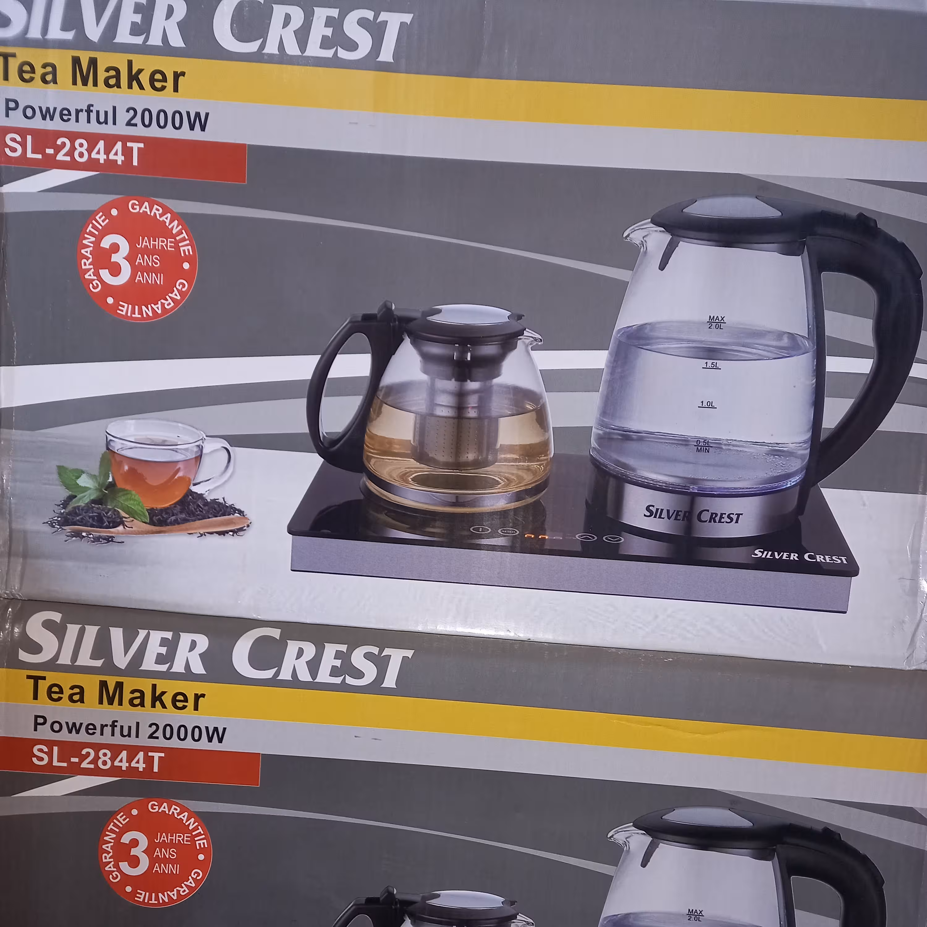 چای ساز دوکاره سیلور کرست  SL2844