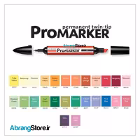 ماژیک پرومارکر ست 24 عددی | Promarker Permanent Twin-tip