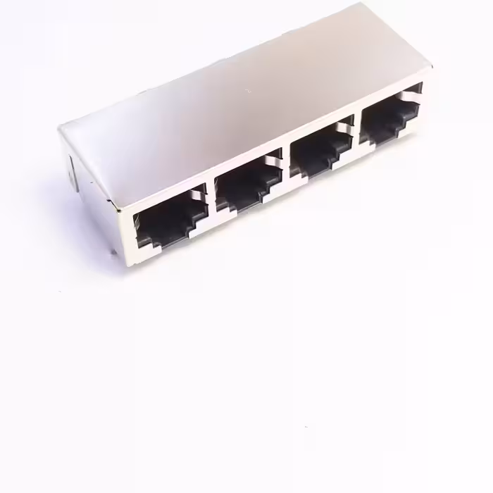 کانکتور شبکه RJ-45 بدنه فلزی 4*1 (4 پورت)