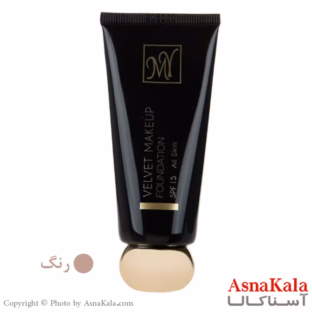 کرم پودر مای سری Black Diamond مدل Velvet Makeup شماره 02 کد CRM2103W