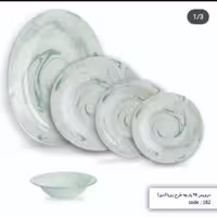 سرویس غذاخوری 25 پارچ آذین اوپال کد 182