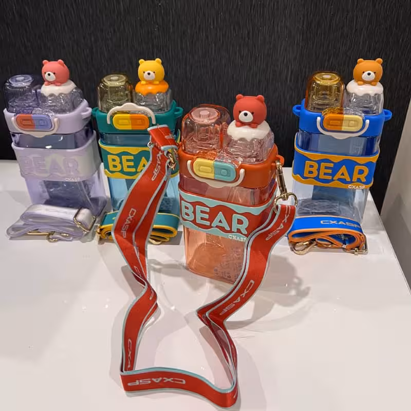 قمقمه دو حالته کودک مدل BEAR BOTTLE