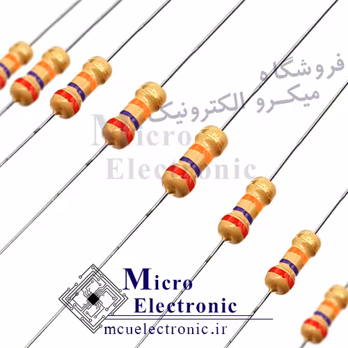 مقاومت 27K اهم 1/4 وات بسته ی 50 عددی