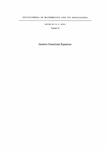 خرید و دانلود نسخه کامل کتاب Iterative functional equations