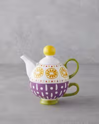 ست قوری و فنجان انگلیش هوم مدل Lemon