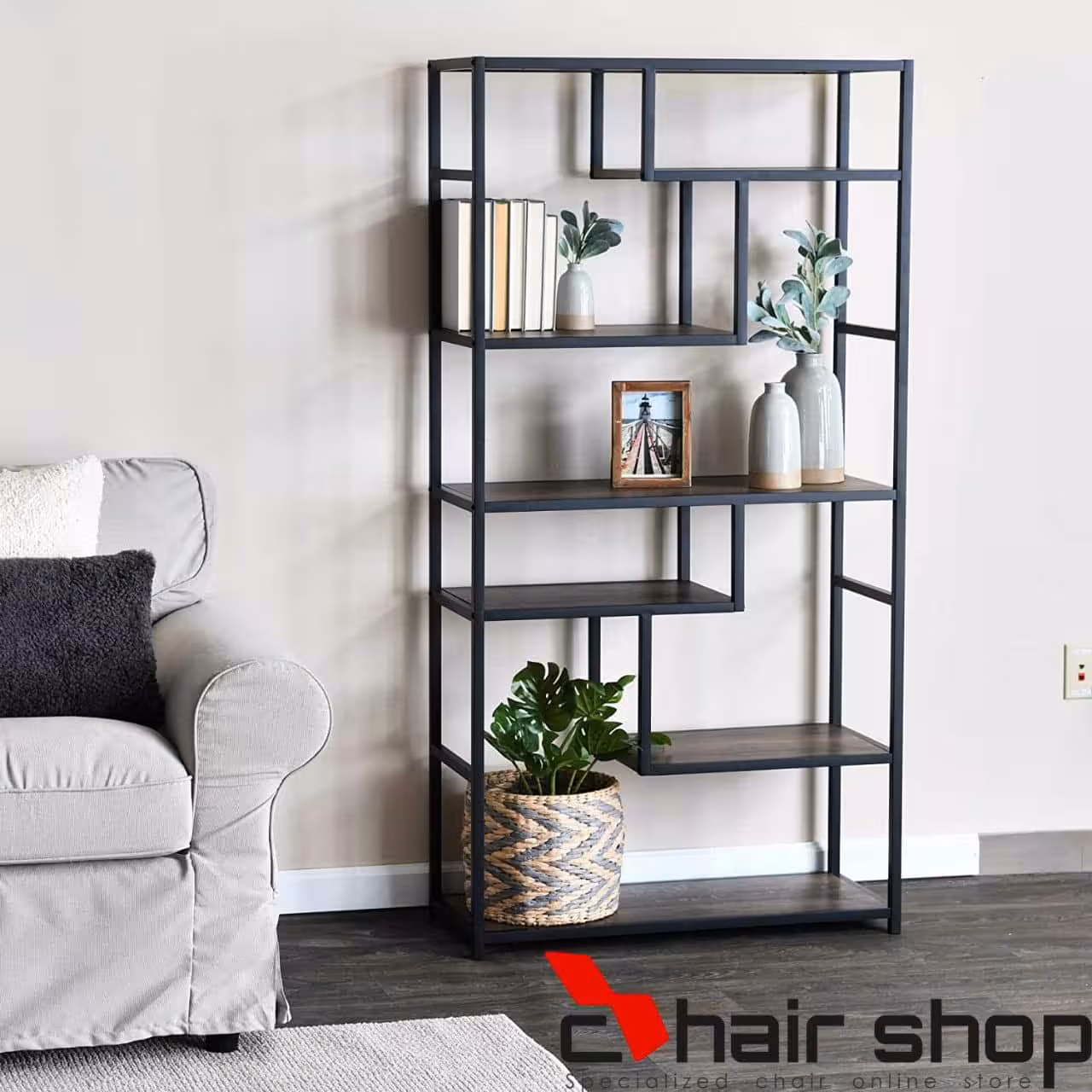 استند ویترینی چوب و فلز کد 9757