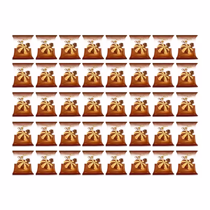 کلوچه نظری دو رنگ کاکائویی 55 گرمی 40 عددی