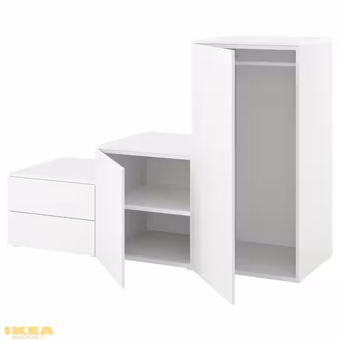 کمد لباس  با 2 در   2 کشو مدل PLATSA | برند ایکیا | ارسال 3 الی 5 روز کاری