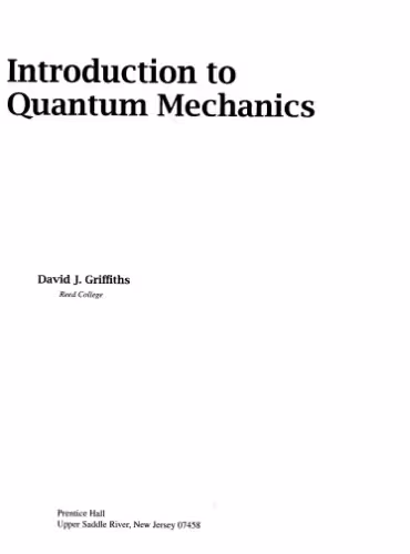 خرید و دانلود نسخه کامل کتاب Introduction to quantum mechanics