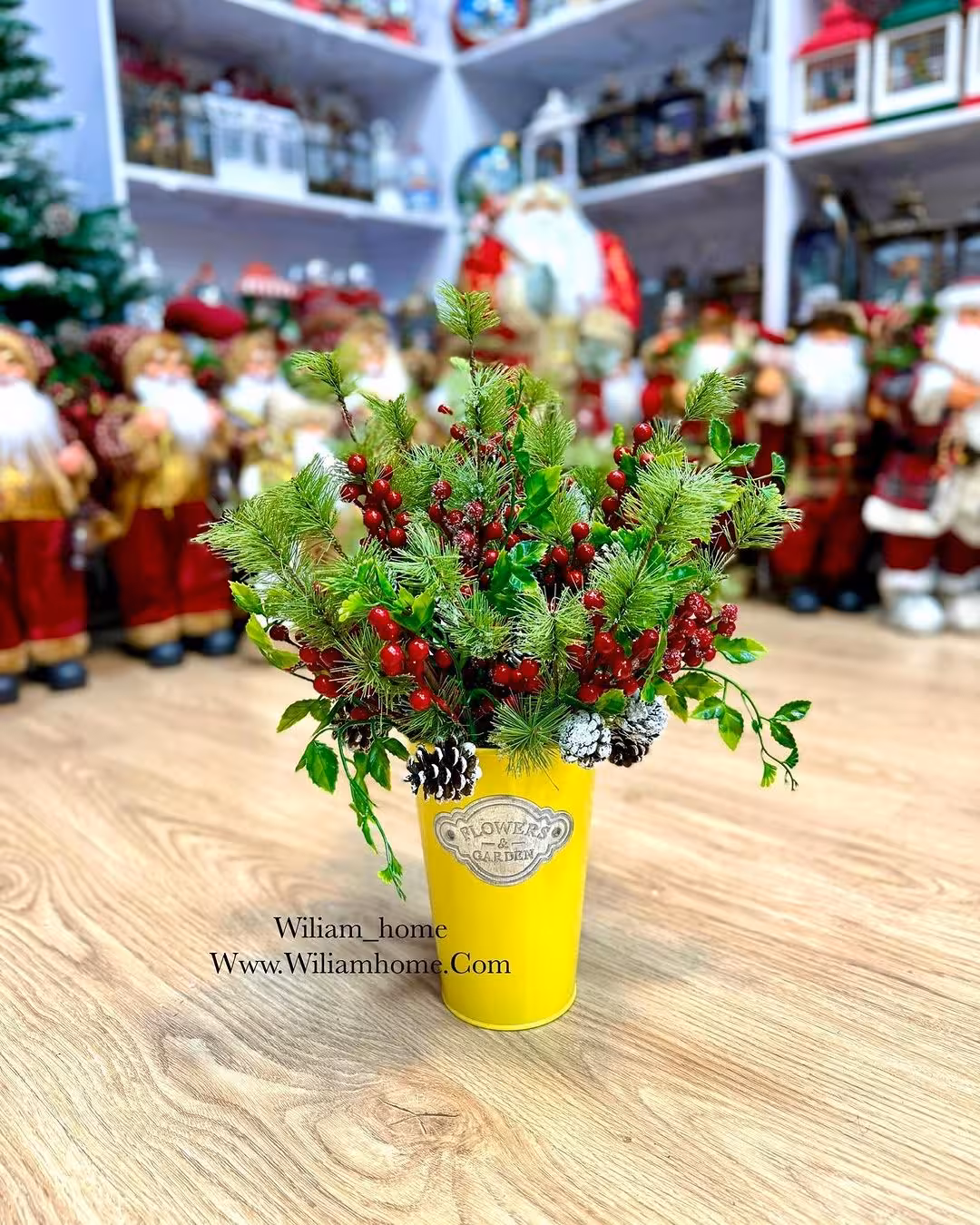 شاخه برگ کاج و میوه H5192