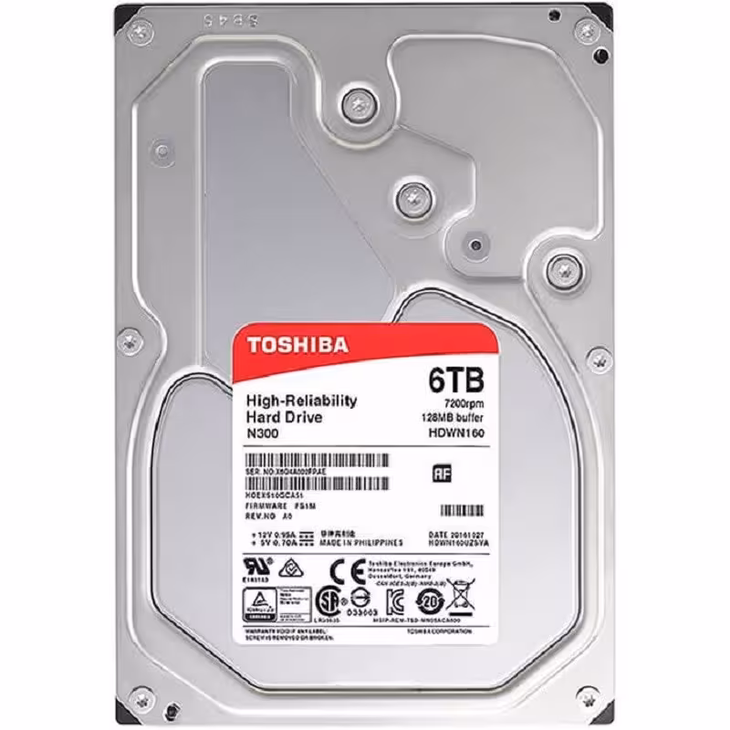 هارد دیسک اینترنال توشیبا TOSHIBA N300 6TB