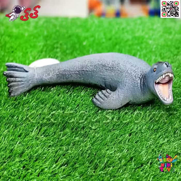 فیگور فک خشمگین حیوانات دریایی اسباب بازی سیلیکونی نرم Seal figure