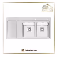 سینک پرنیان استیل توکار مدل PS-1216