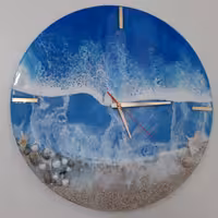 ساعت رزینی طرح دریا قطر 45سانت