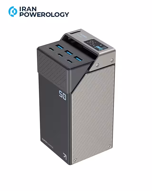 پاوربانک 50000 هزار 65 وات پاورولوژی Powerology 50000mAh Power Bank 65W PPBCHA68-BK