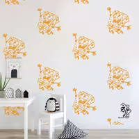 شابلون دیواری باب اسفنجی کد 721