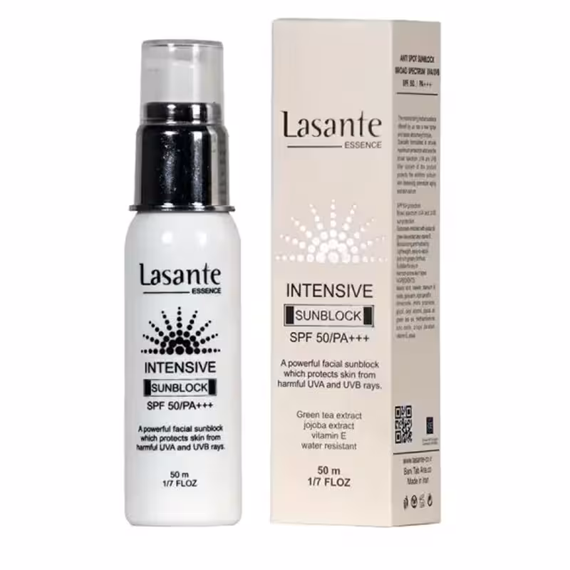 ضد آفتاب  بی رنگ SPF50 لاسانته حجم 50 میلی لیتر