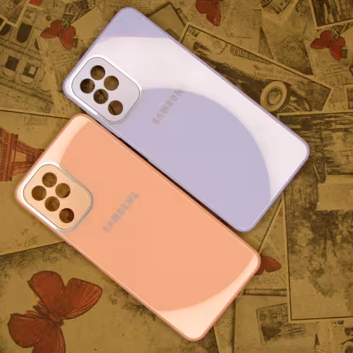 قاب A22 سامسونگ پشت گلس محافظ لنز دار