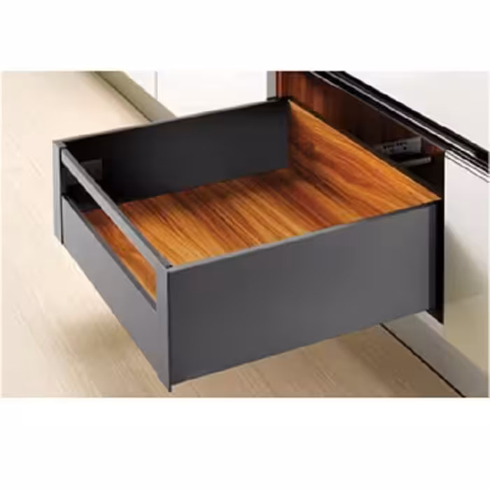 ریل اسلیم اینر ارتفاع بلند با فرانت آلومینیوم فانتونی | یراقینو | پخش عمده یراق آلات کابینت، کمد و آشپزخانه