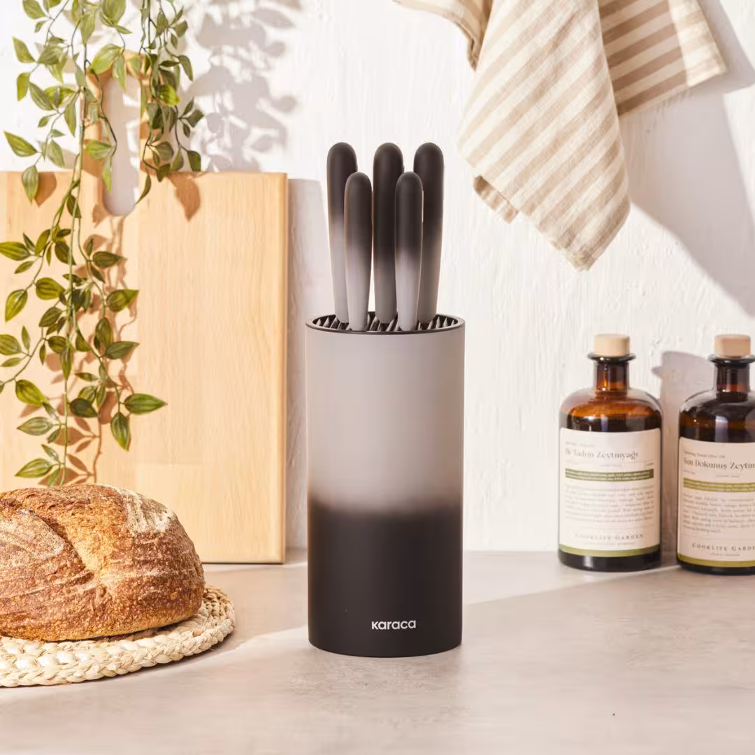 سرویس چاقو 6 پارچه گرد کاراجا Moonlight