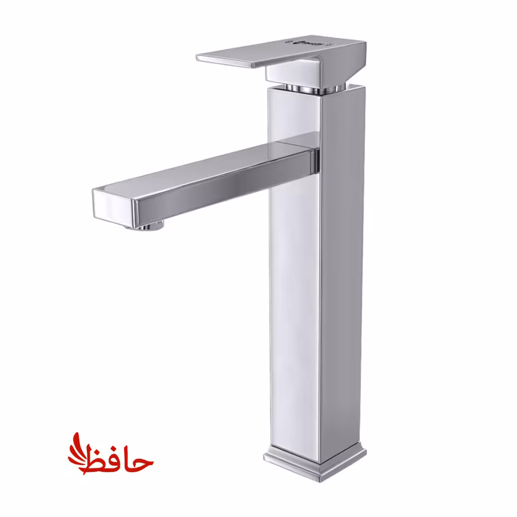 شیر روشویی پایه بلند شودر مدل اروپا کروم