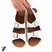 صندل طبی رکاب دار آوین مدل سگگ دار کد 420 رنگ سفید