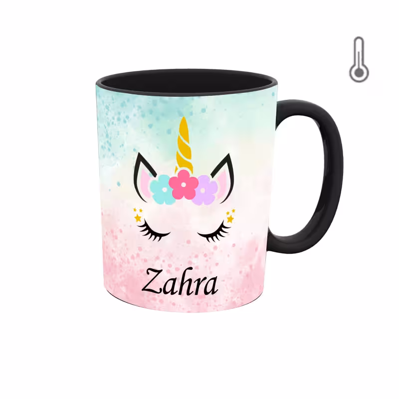 خرید ماگ-لیوان حرارتی  اسم زهرا  unicorn کد 1264
