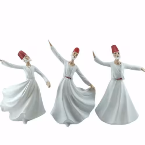 مجسمه رقص سماء مجموعه سه عددی سفید
