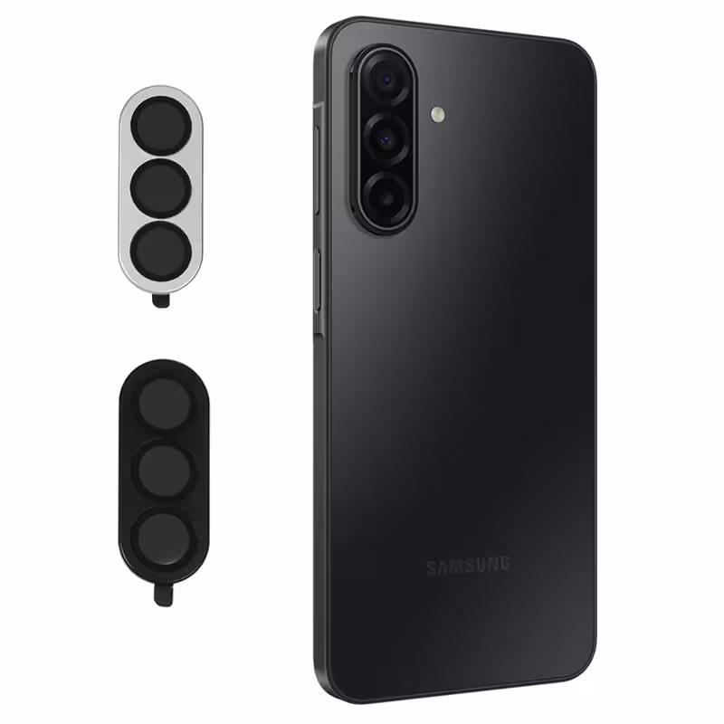 محافظ لنز دوربین Samsung Galaxy A17 رینگی مدل شیشه ای آلومینیومی