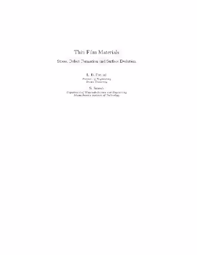 خرید و دانلود نسخه کامل کتاب Thin film materials: stress, defect formation and surface evolution