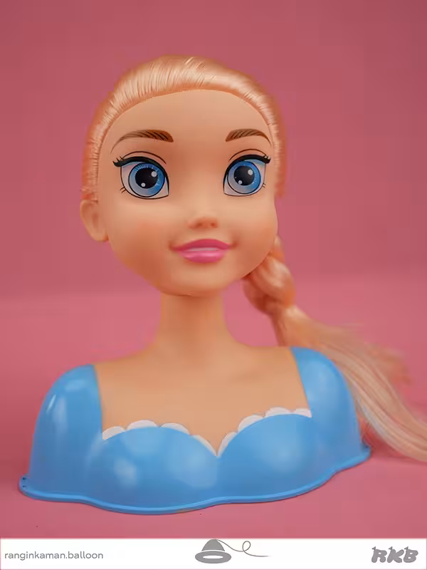 عروسک السا با اکسسوری مو Elsa doll with hair accessory