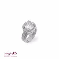 انگشتر نقره طرح جواهر ES_8761