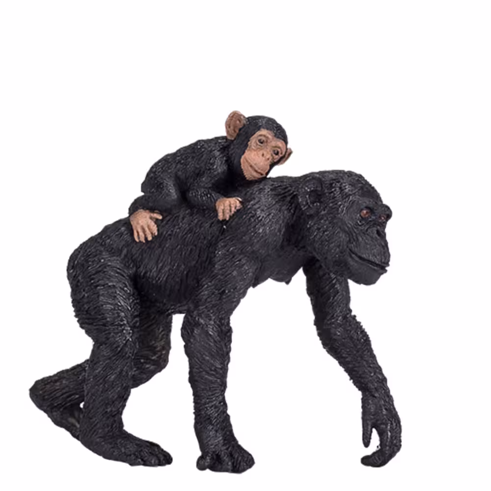 فیگور شامپانزه و کودک Chimpanzee And Baby MOJO
